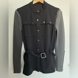 Multifunction jacket & vest, removable sleeve, gray, XS